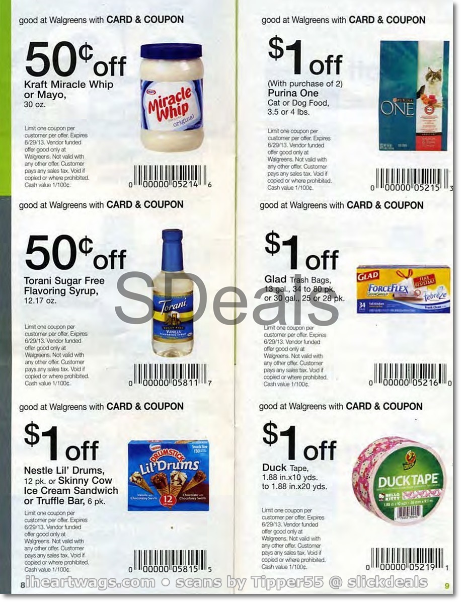 i heart wags ad scans walgreens june coupon book 06/0206/29