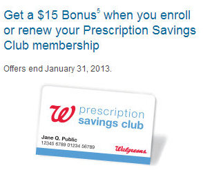 prescription savings club membership bonus qualify renew enroll before